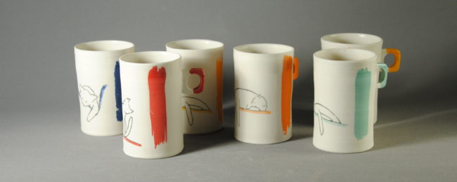 Mugs en porcelaine